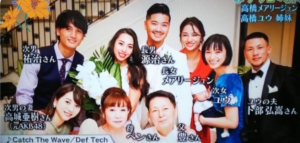 高橋メアリージュン　家族構成