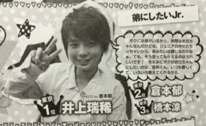 井上瑞稀　家族構成