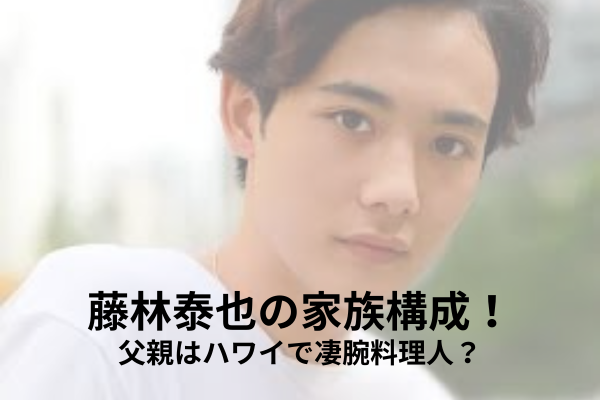 藤林泰也　家族構成